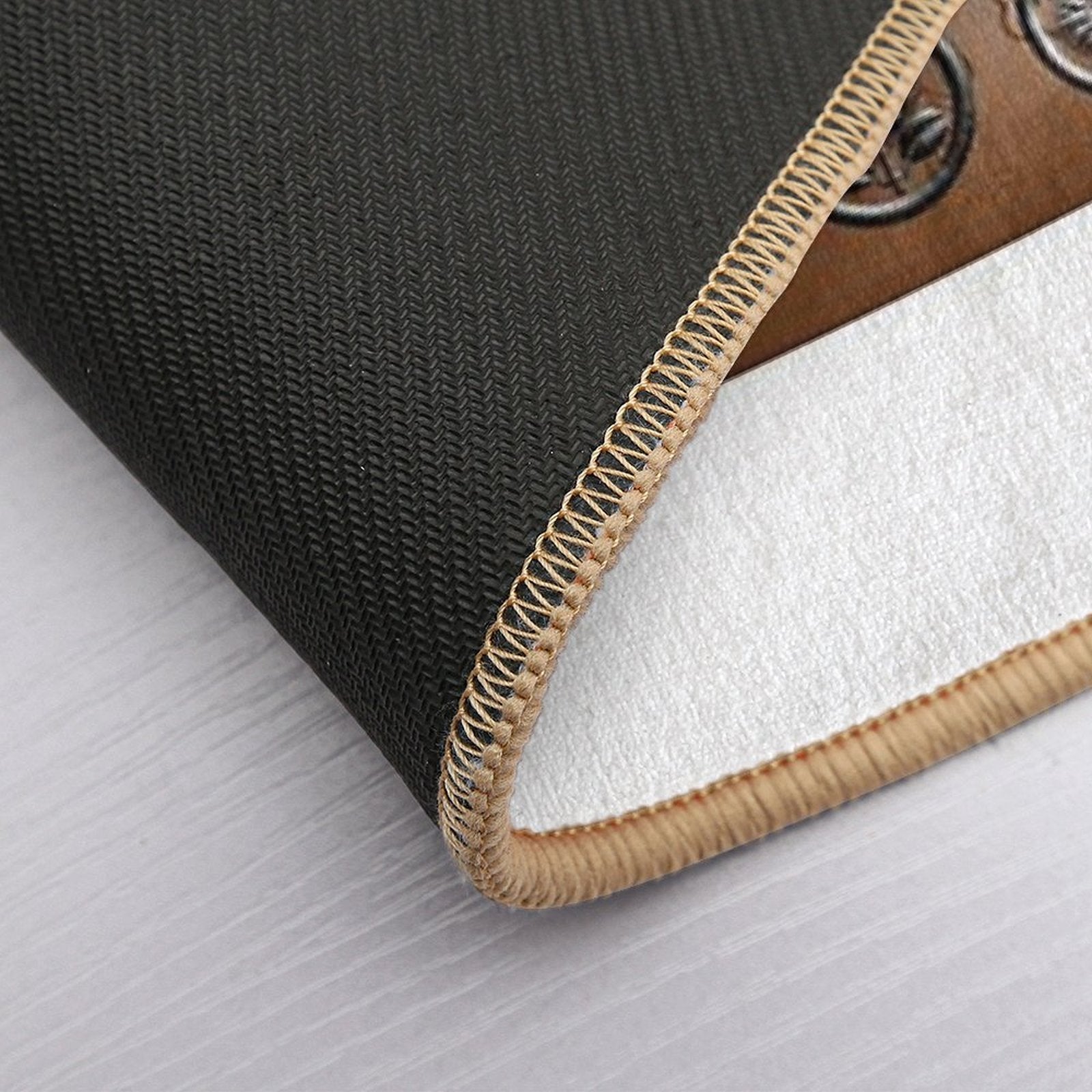 Emblem of  Samurai  Pet-Safe Bath Mat