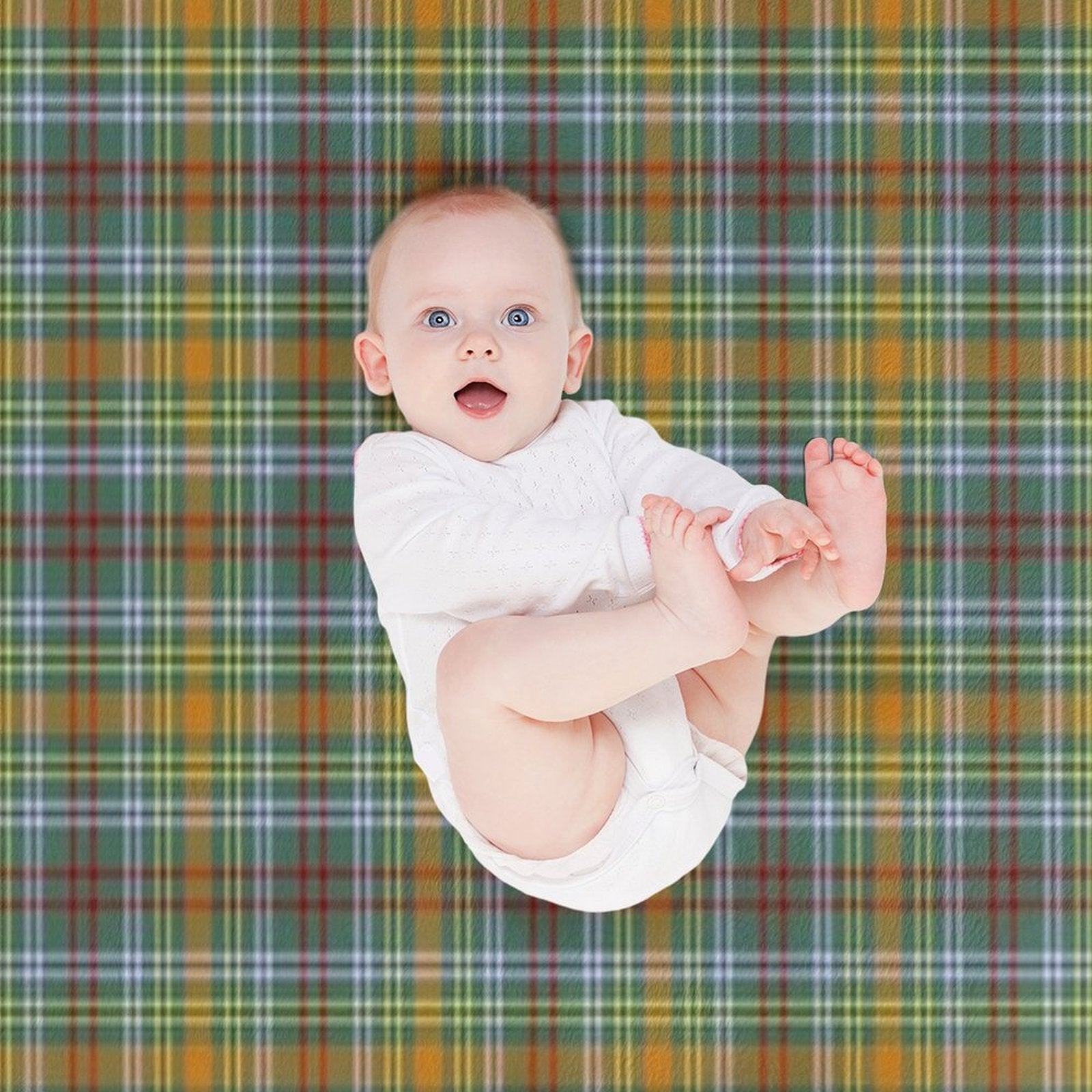 O'Brien Tartan Pattern Colorful Irish Plaid Durable Throw Blanket