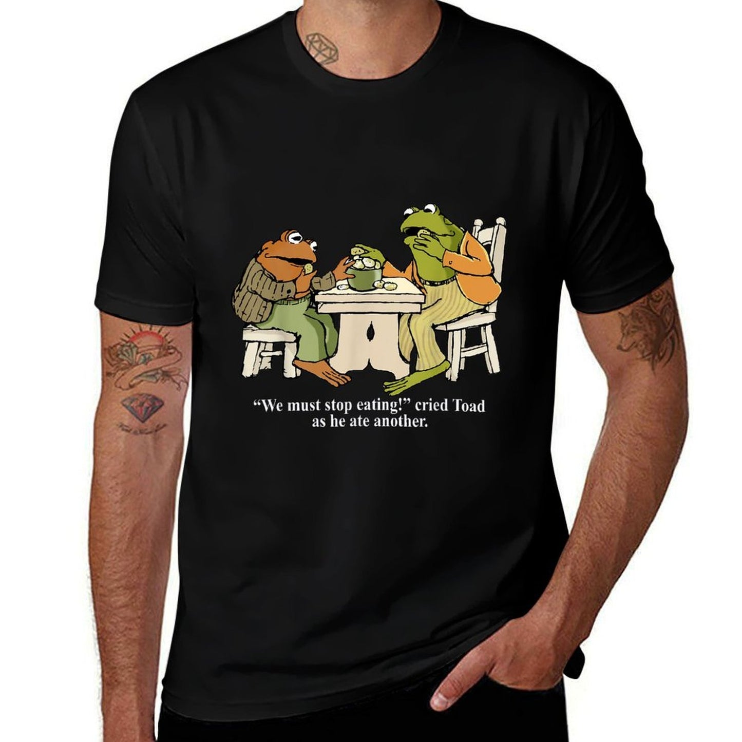 We Must Stop Eating Toad As He Ate Another Frog Men Toad Odor-resistant T-Shirt