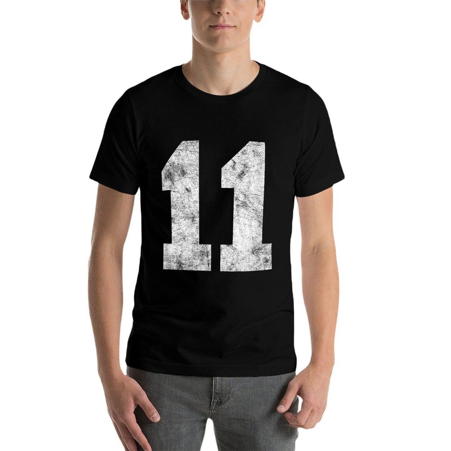 Vintage Lucky Number 11 Birthday Sports Player Team Athlete Moisture-wicking T-Shirt