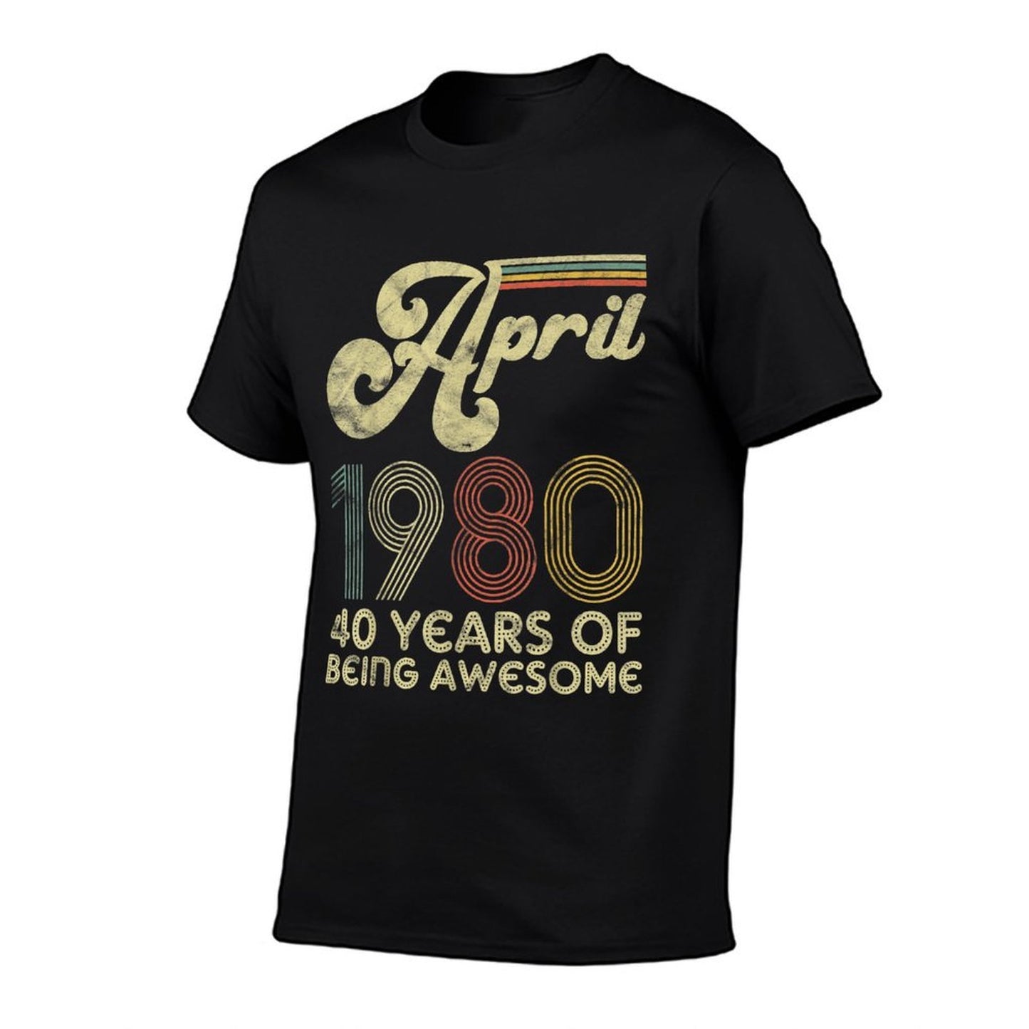 40 Years Old - April 1980 - Vintage 40th Birthday Classic T-Shirt