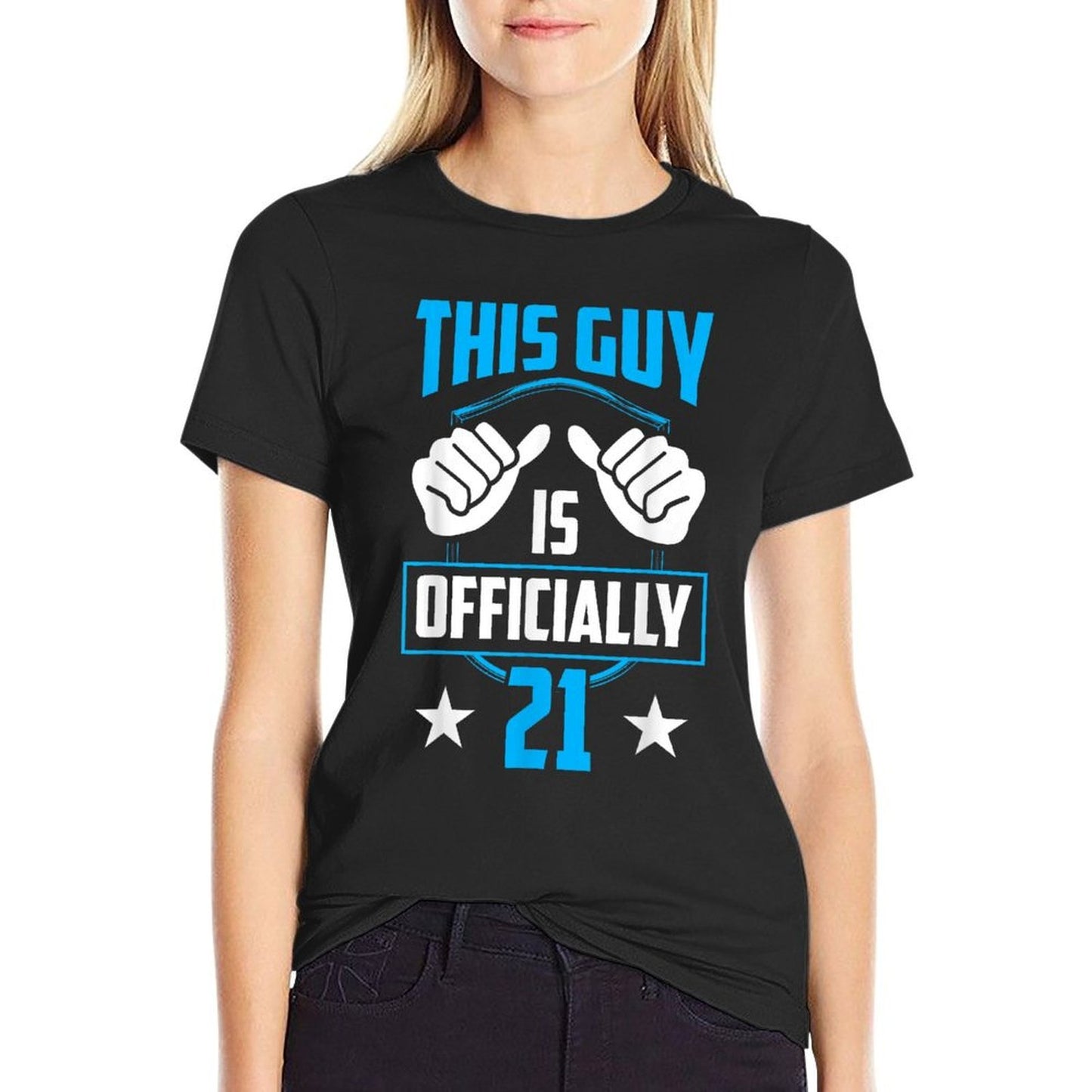 This Guy Is Officially 21 Celebrate 21St Birthday Party Lightweight T-Shirt