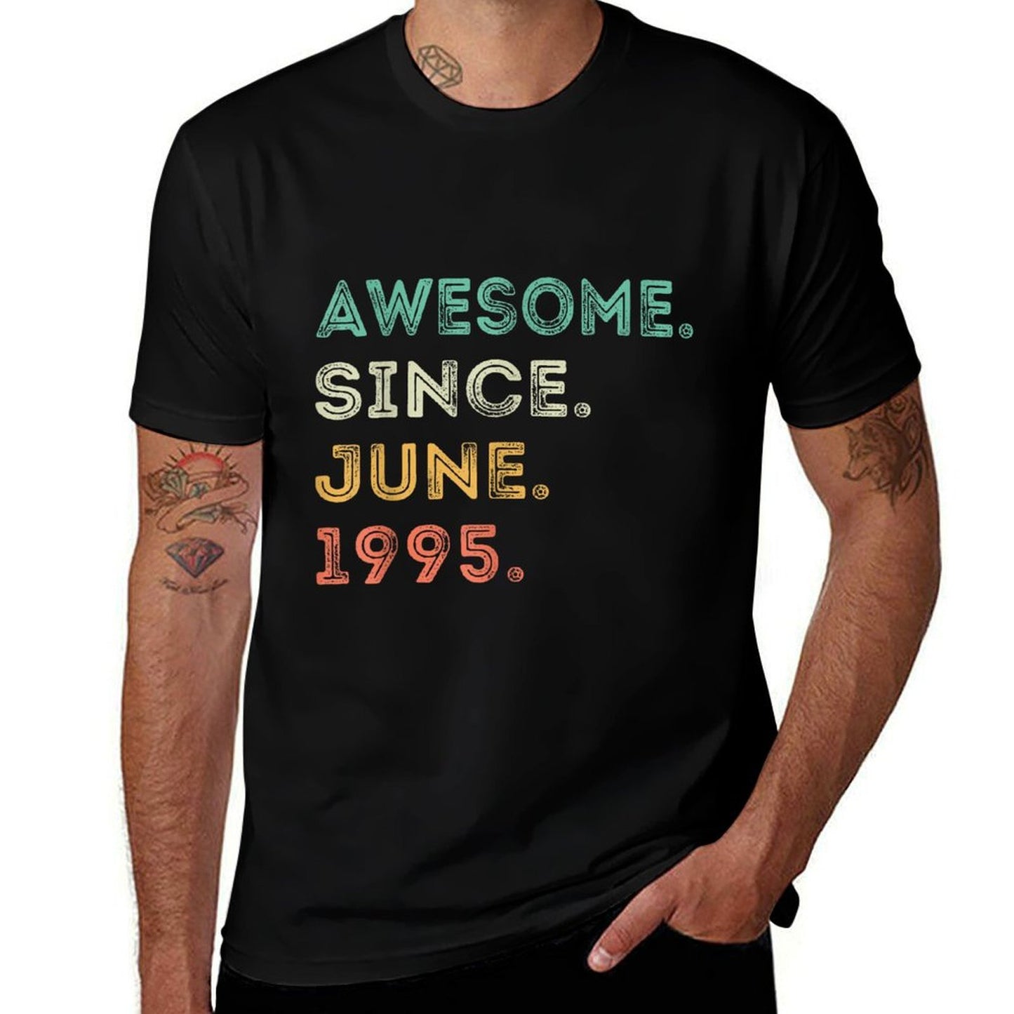 30 Years Old Awesome Since June 1995 30th Birthday Versatile T-Shirt