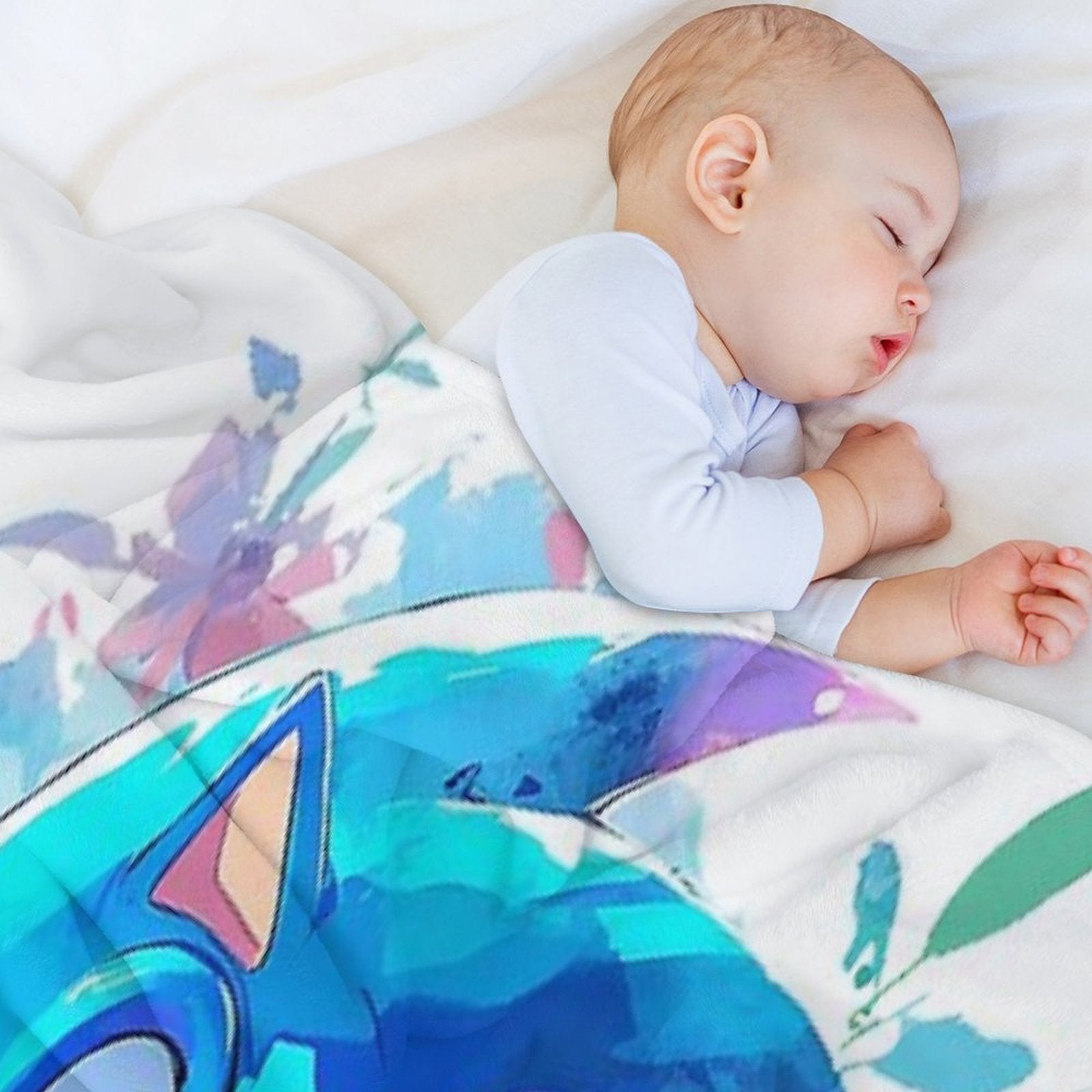 Soniccccc Eco-conscious Throw Blanket