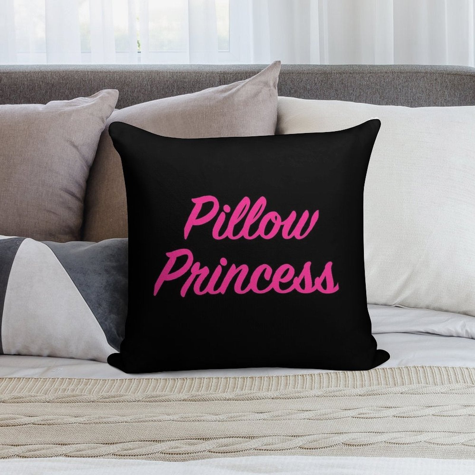 Pillow Princess Soft Skin-Friendly Throw Pillow
