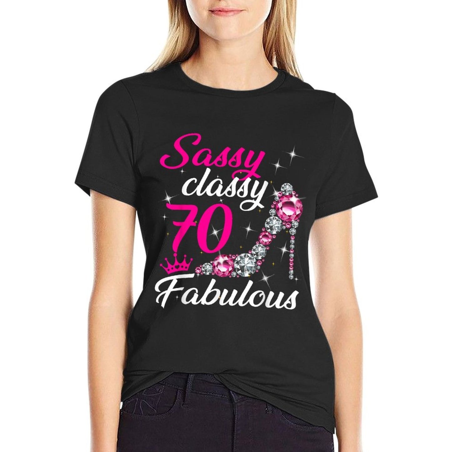 Sassy Classy 70 Fabulous 1952 70th Birthday Vintage-inspired T-Shirt