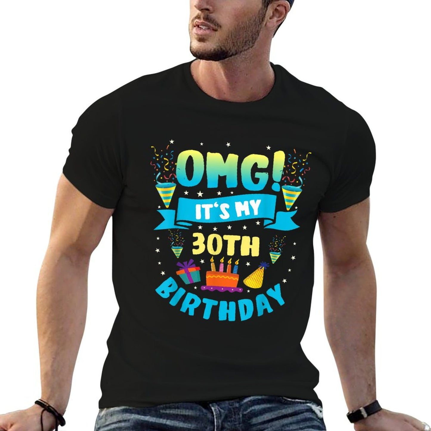 30 Year Old Shirt OMG It's My 30th Birthday Easy-care T-Shirt