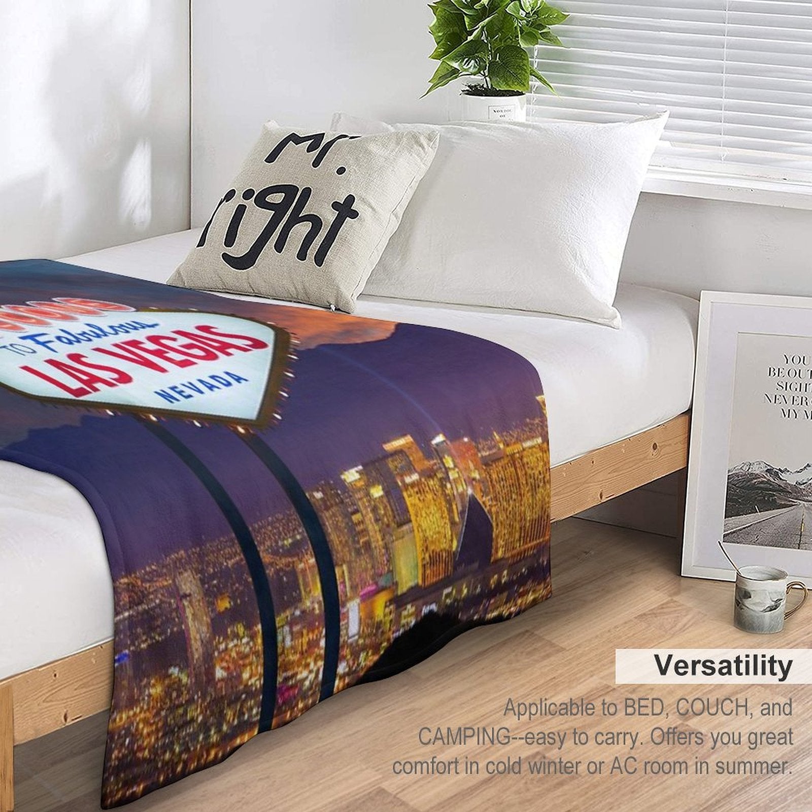 Las Vegas All-season Throw Blanket