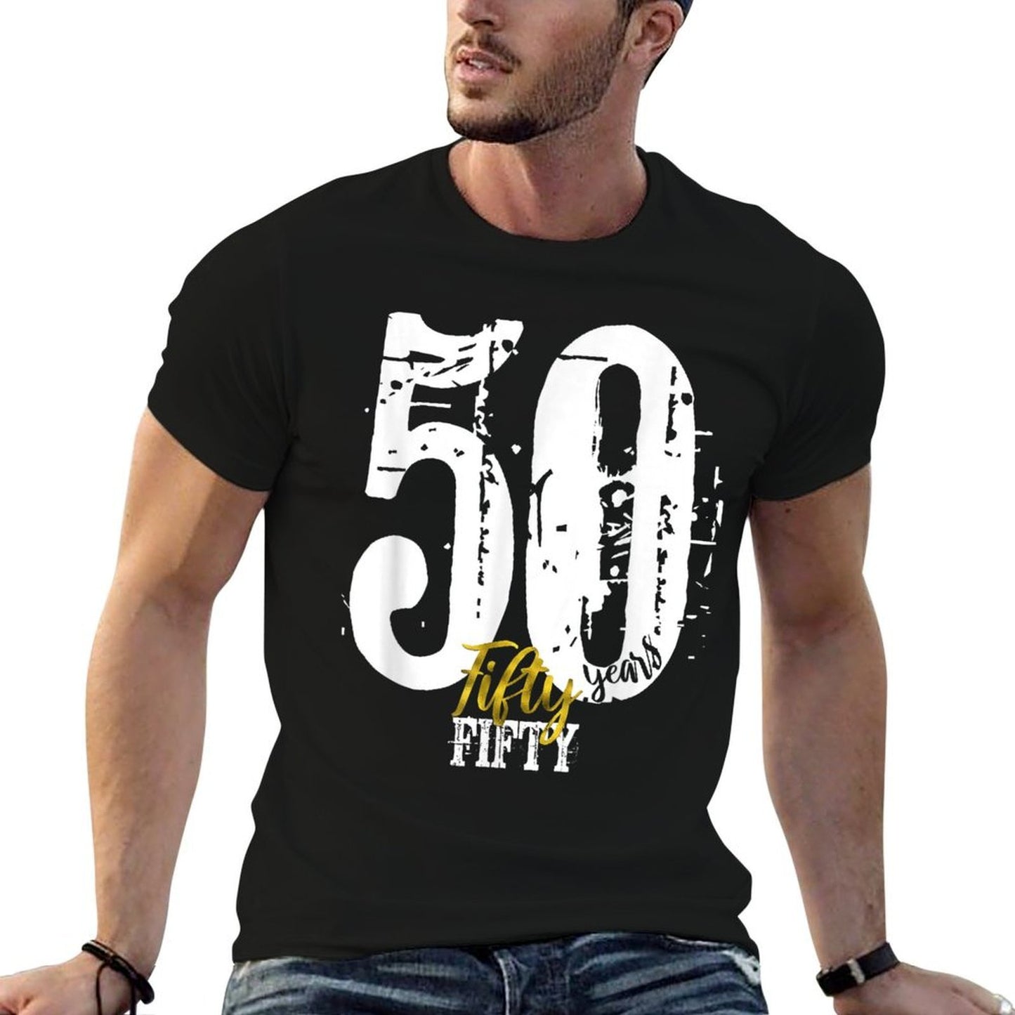 50 Fifty 50 Year Old 1972 Funny 50th Birthday Gift  Quick-drying T-Shirt