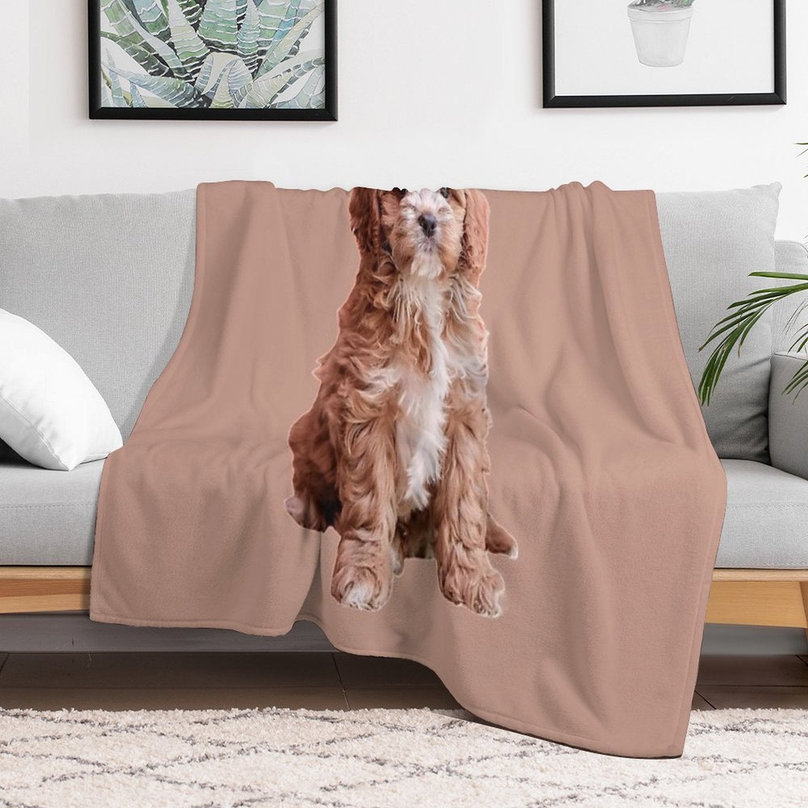 Cavapoo All-season Throw Blanket