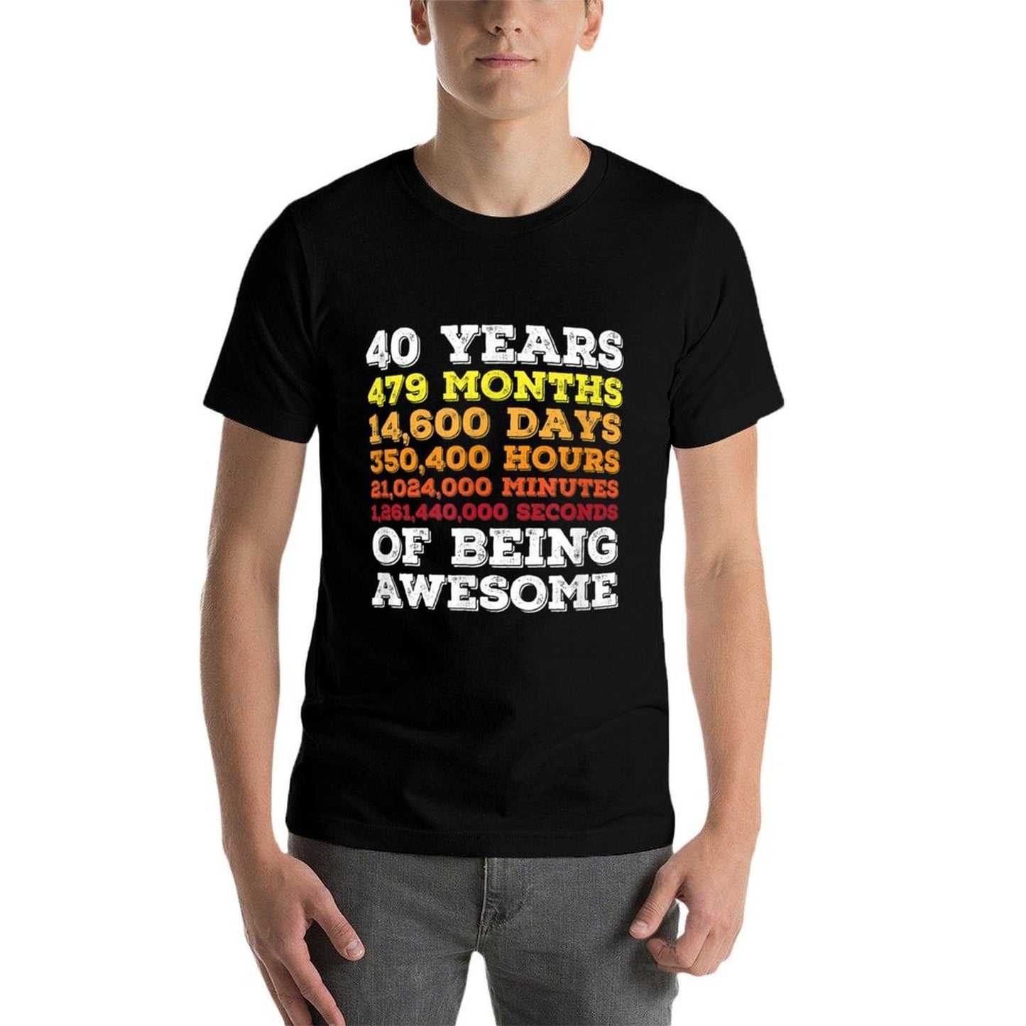 40 Years 479 Months Retro Vintage 40th Birthday Vintage-inspired T-Shirt