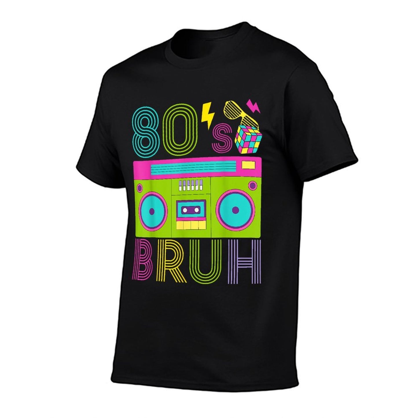 Retro 80s BRUH Outfits For Boys 1980s Party Outfit Eighties  Tagless Design T-Shirt