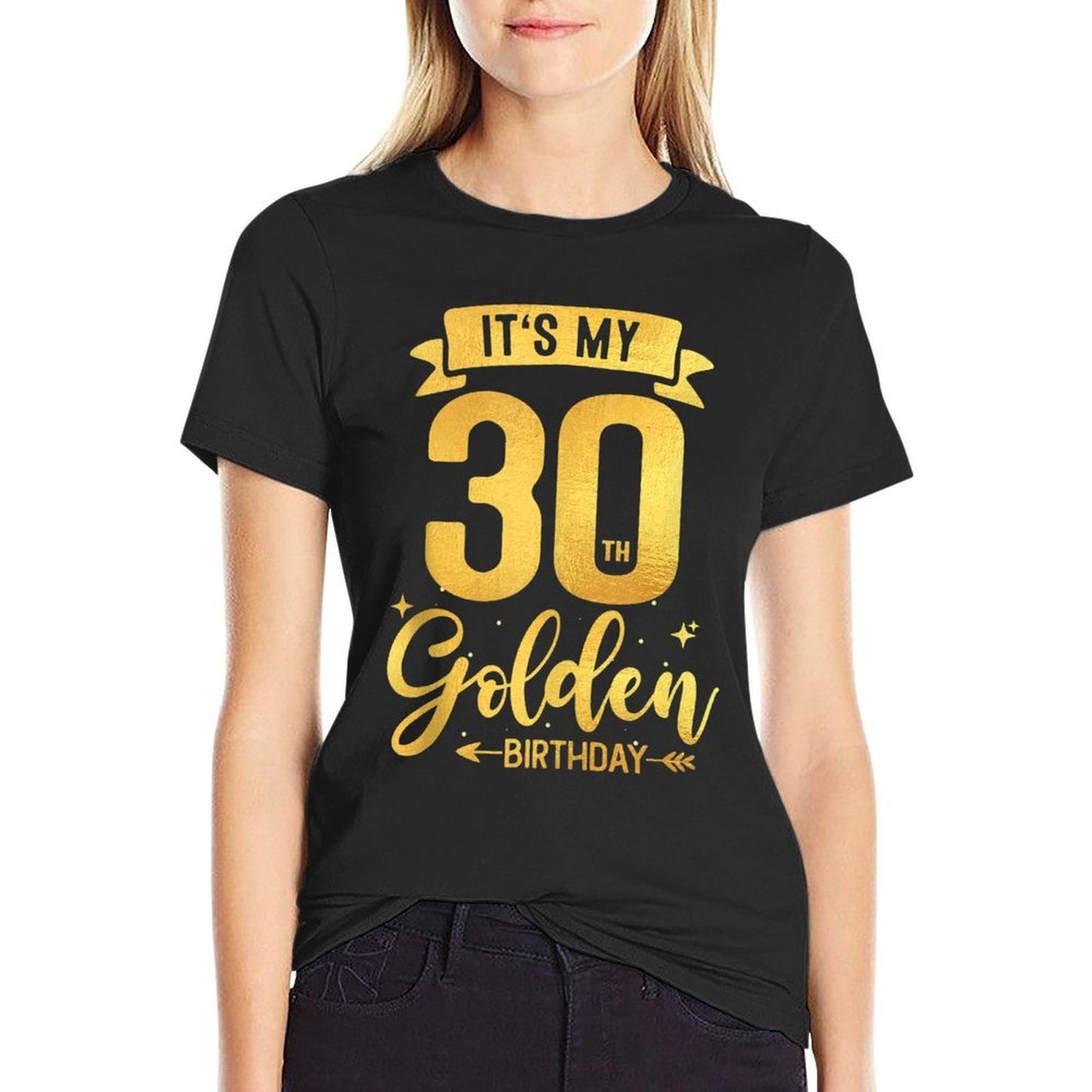 30th Birthday It's My 30th Golden Birthday Odor-resistant T-Shirt