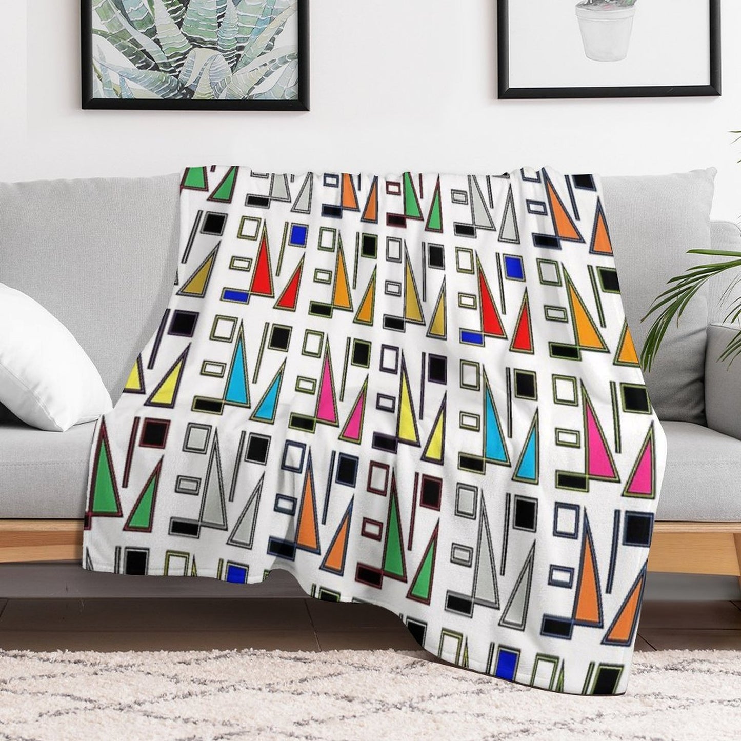 Split Enz - All The True Colours Multi-functional Throw Blanket