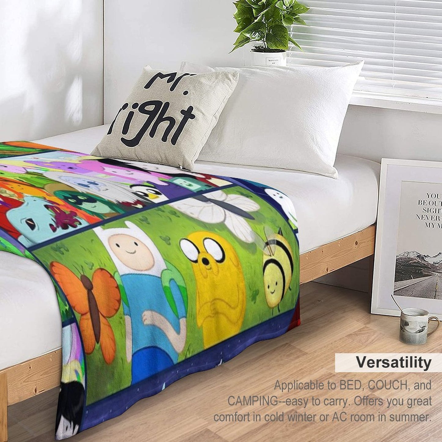 Time Adventure Shrink-resistant Throw Blanket