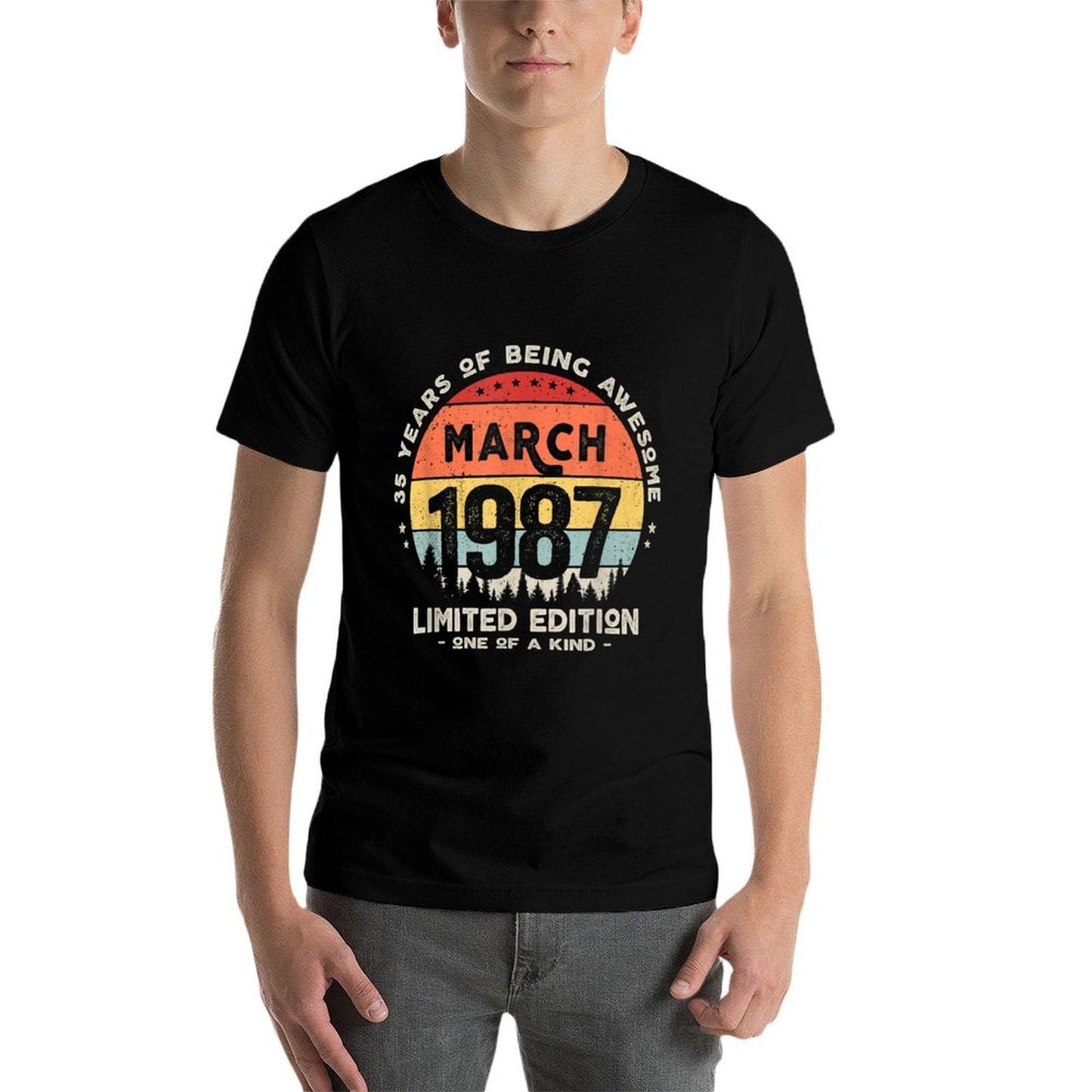 35 Years Old March 1987 Limited Edition 35th Birthday Affordable Price T-Shirt