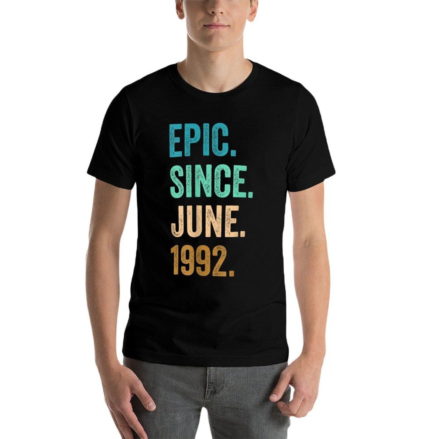 30 Years Old Epic Since June 1992 30th Birthday Easy-care T-Shirt
