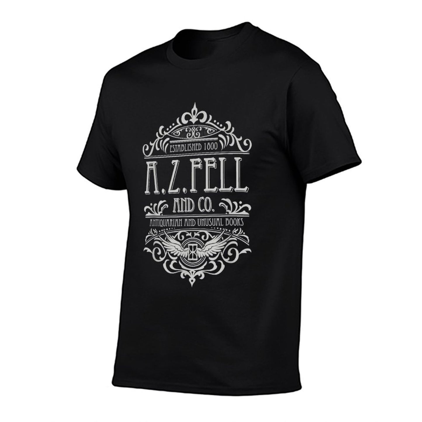 Vintage A.Z Fell Book Shop Trendy Pattern T-Shirt