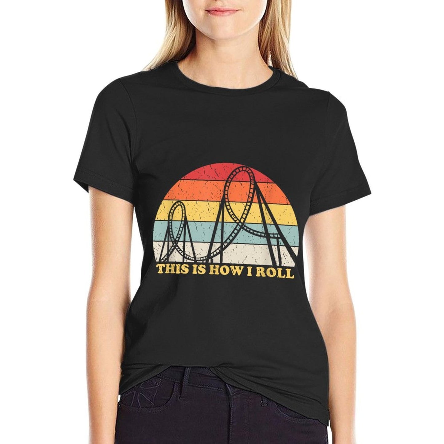 Vintage Retro Roller Coaster Amusement Park Lover Affordable Price T-Shirt