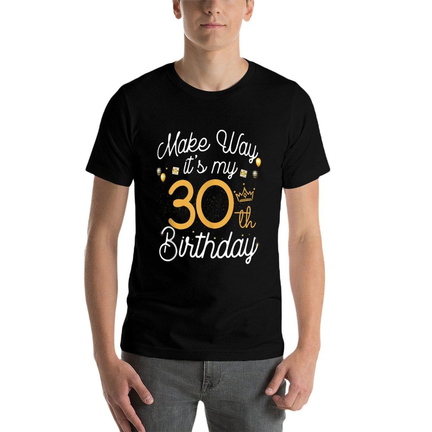 30 Years Old Queen Women Make Way Its My 30th Birthday Oversized Silhouette T-Shirt