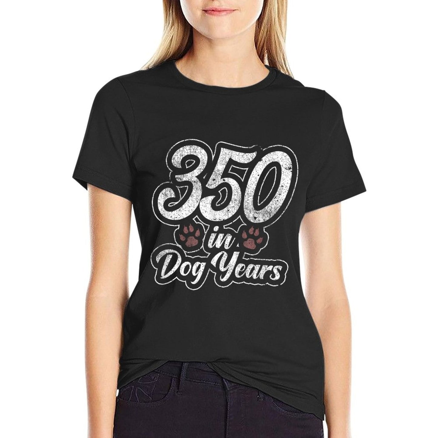 350 Dog Years Old 50th Birthday Party Gift Moisture-wicking T-Shirt