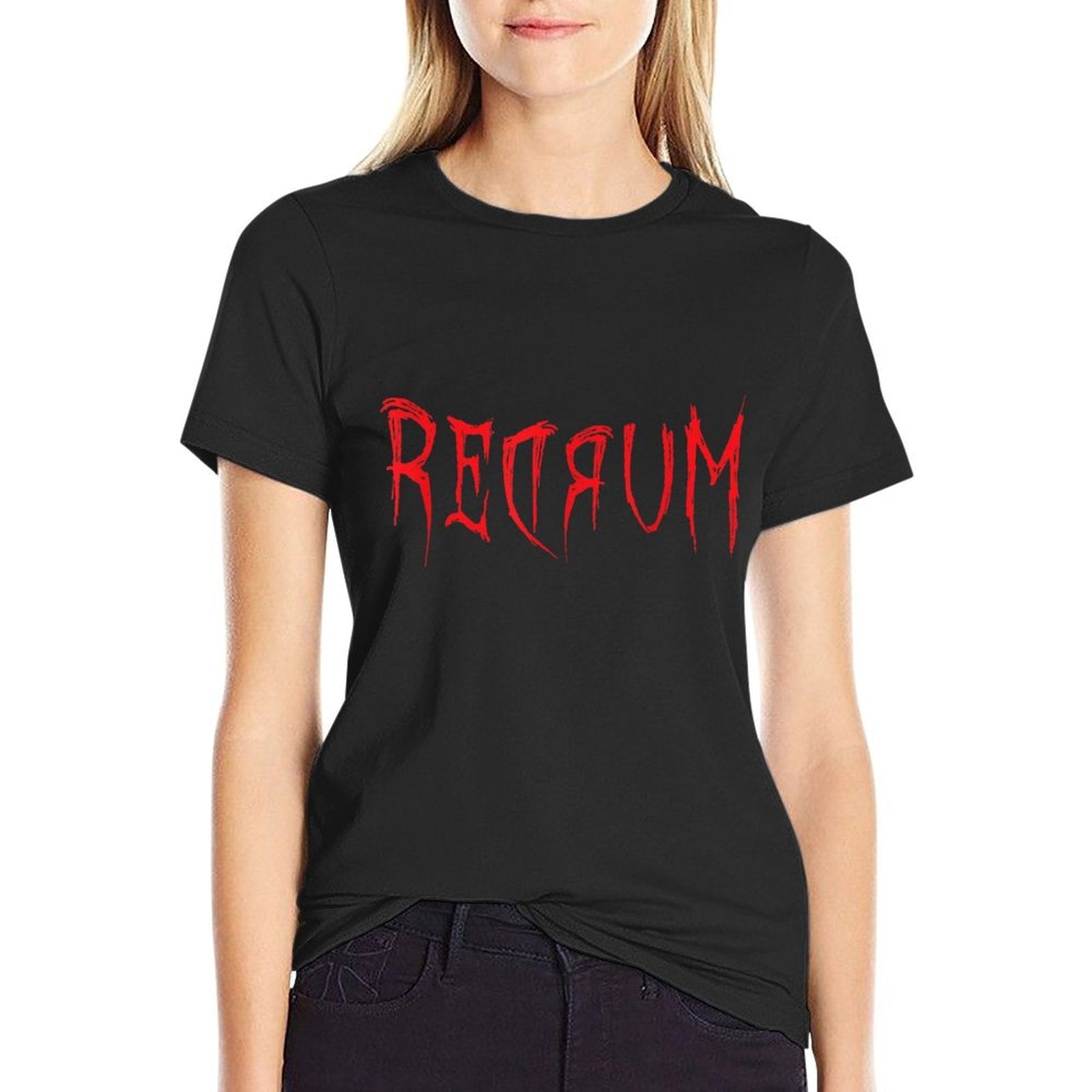 Redrum T Scary Creepy Bloody Halloween T 2  Durable T-Shirt