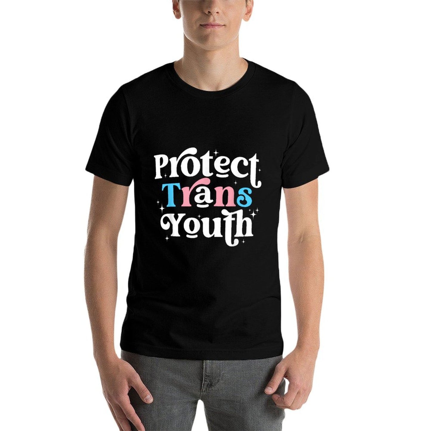 Transgender LGBT Pride Protect Trans Youth Easy-care T-Shirt