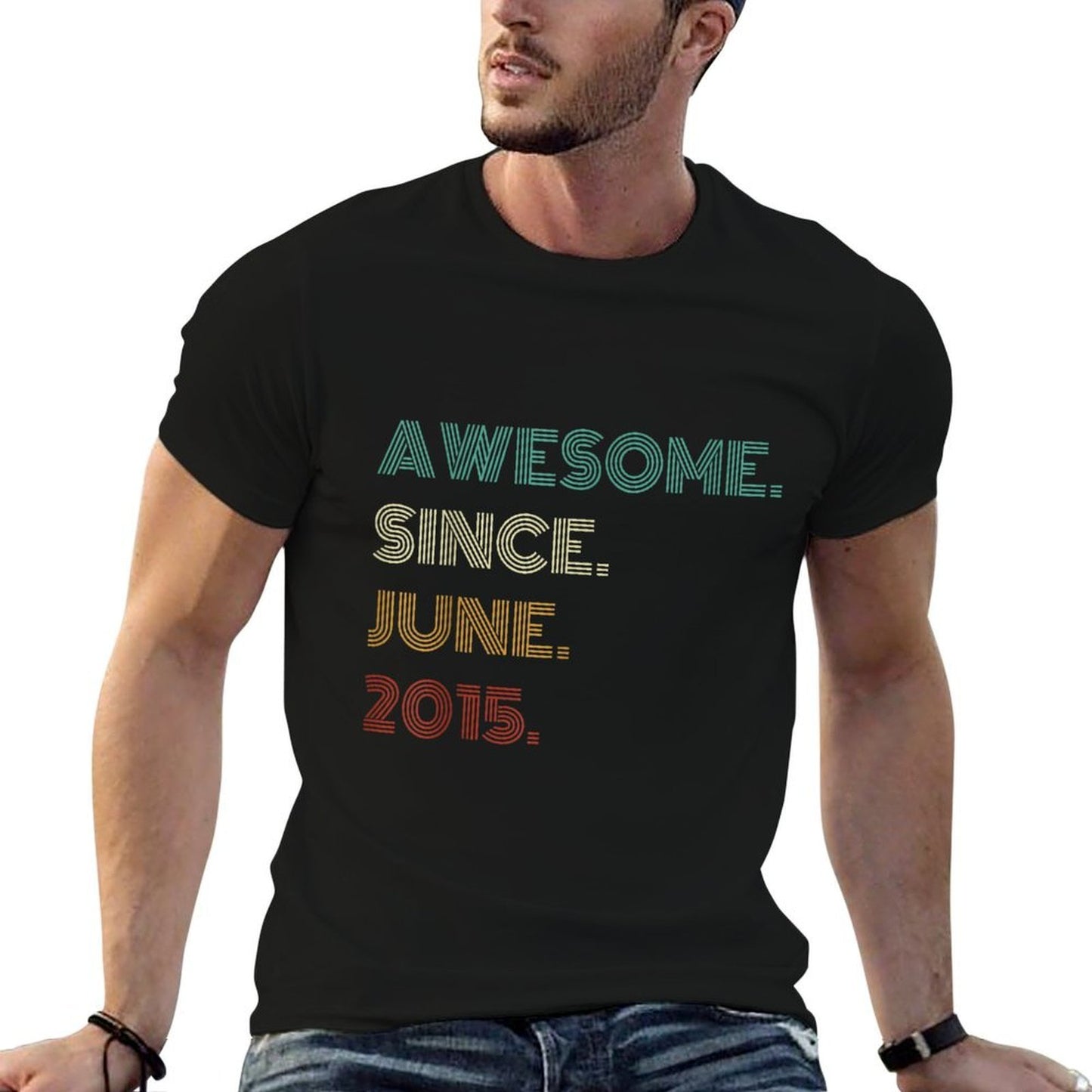 10 Years Old Awesome Since June 2015 10th Birthday Classic T-Shirt