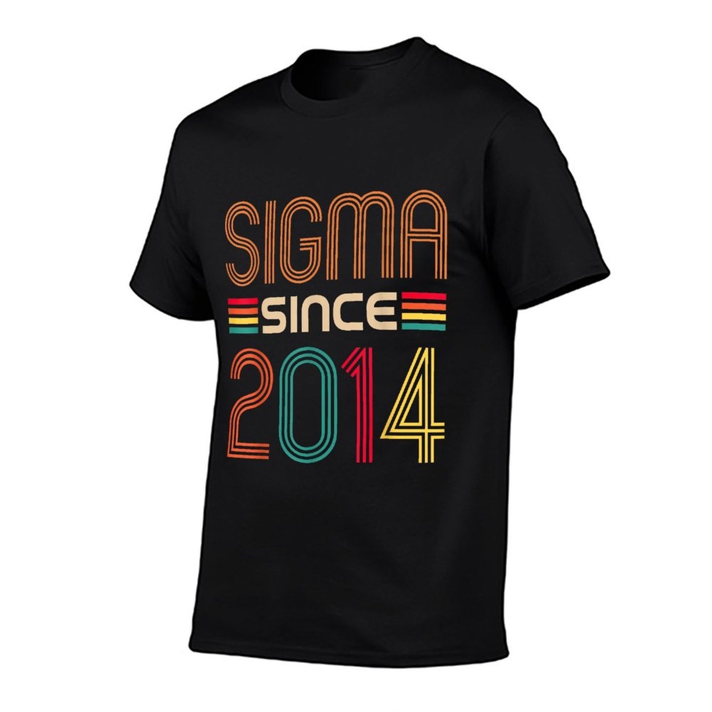 Sigma Since 2014 11th Birthday Retro Funny Slang Sigma Rizz Vintage-inspired T-Shirt