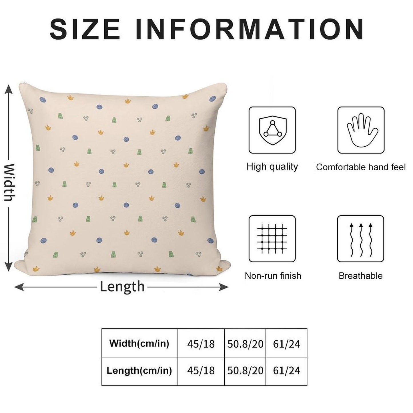 Avatar The Last Airbender Elements Soft Washable Throw Pillow