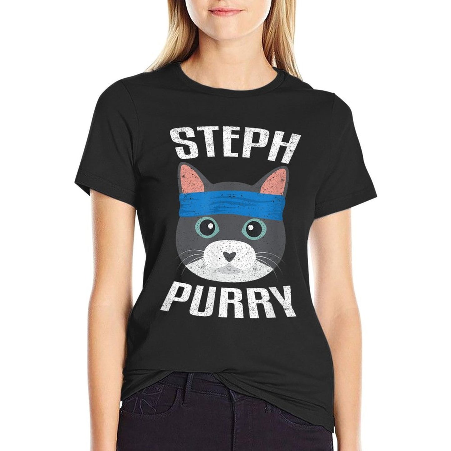 Steph Purry Cat - Funny Basketball Classic T-Shirt