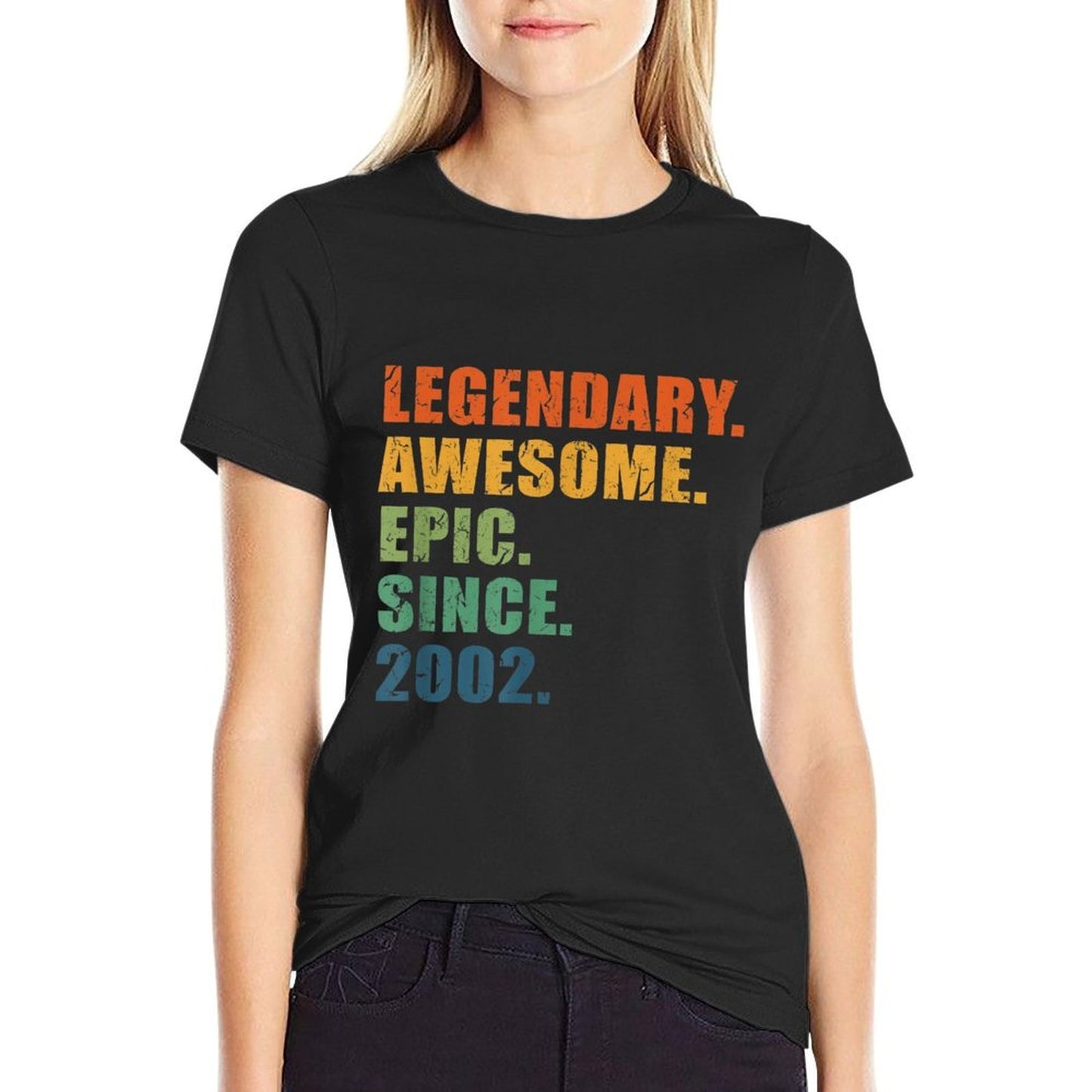 2002, 21 Years Old For Men Women Anniversary 21st Birthday Quick-drying T-Shirt