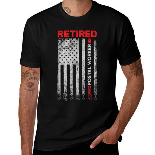Retired Postal Worker Achieved Mailman Retirement  High-quality Stitching T-Shirt