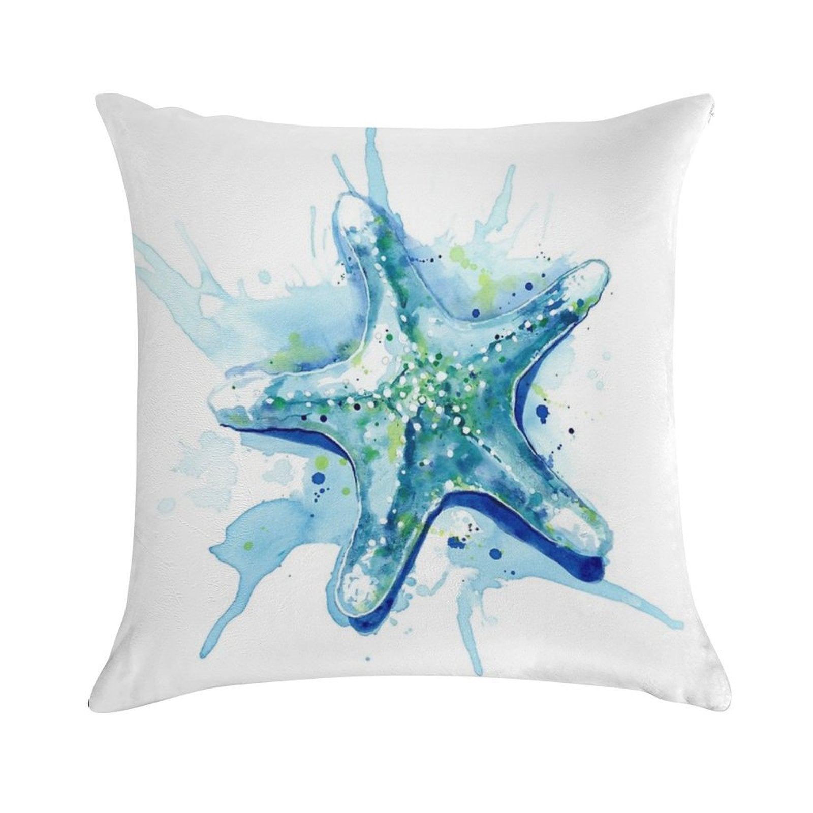 Starfish Waters II Soft Skin-Friendly Throw Pillow