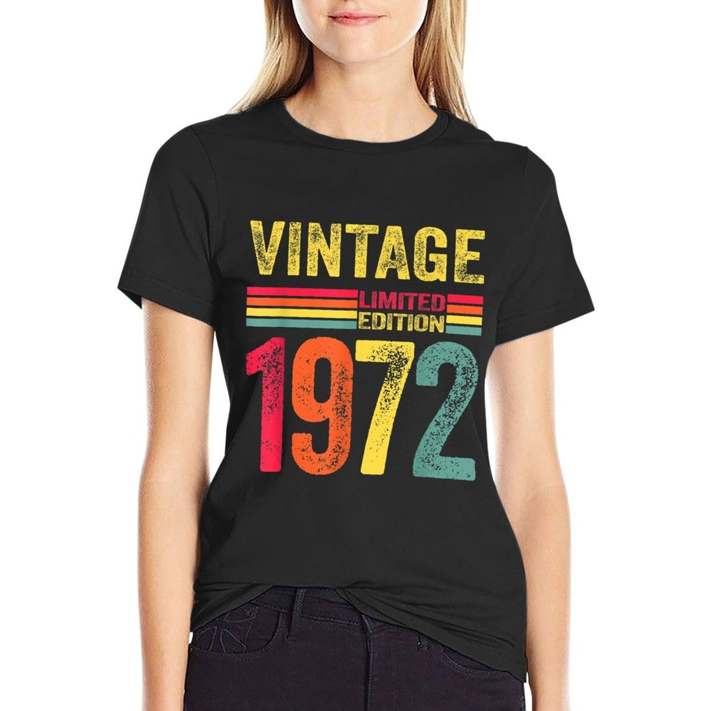 Retro Vintage 1972 Happy 50th Birthday Party  Odor-resistant T-Shirt