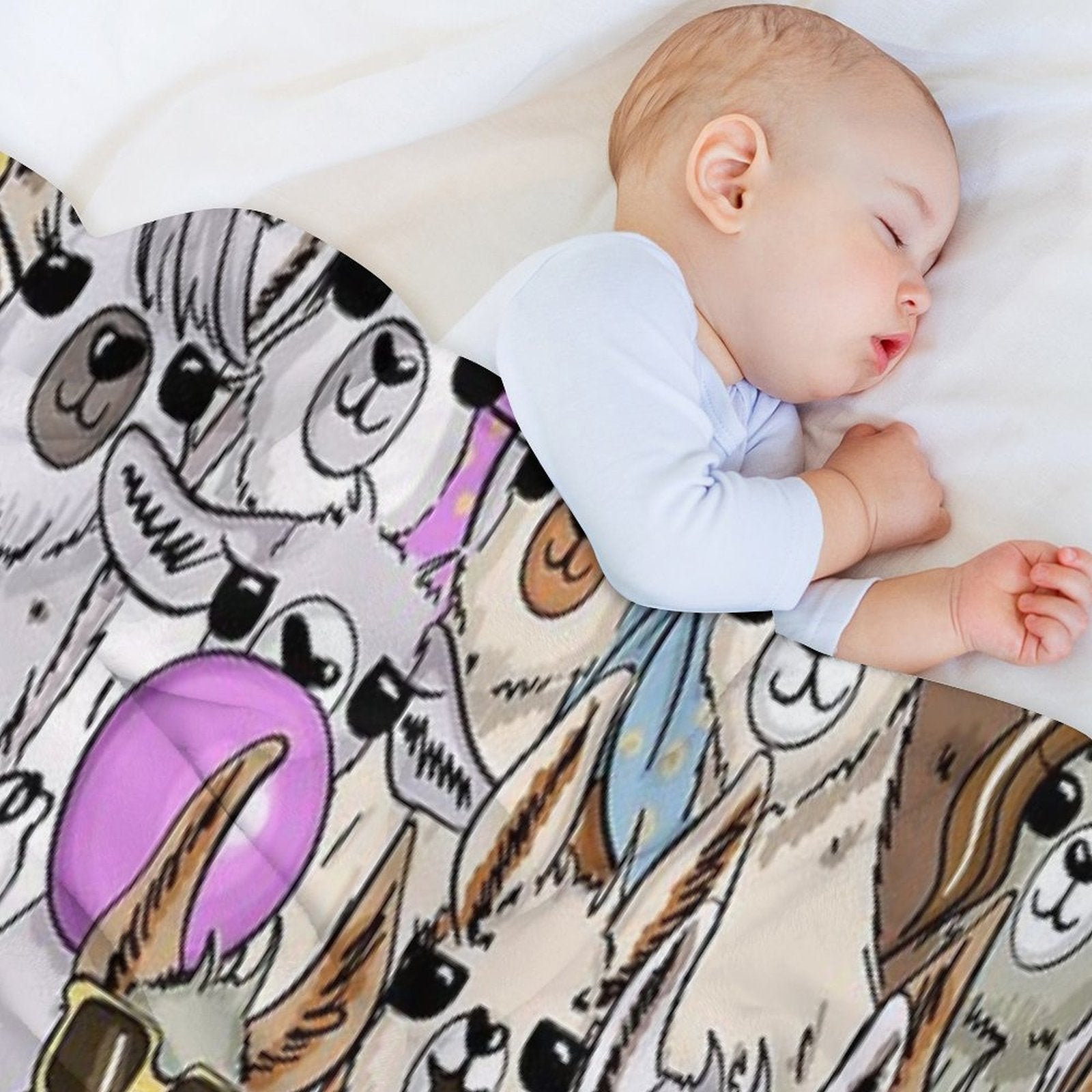 Llama Llama Party Selfie Premium Throw Blanket