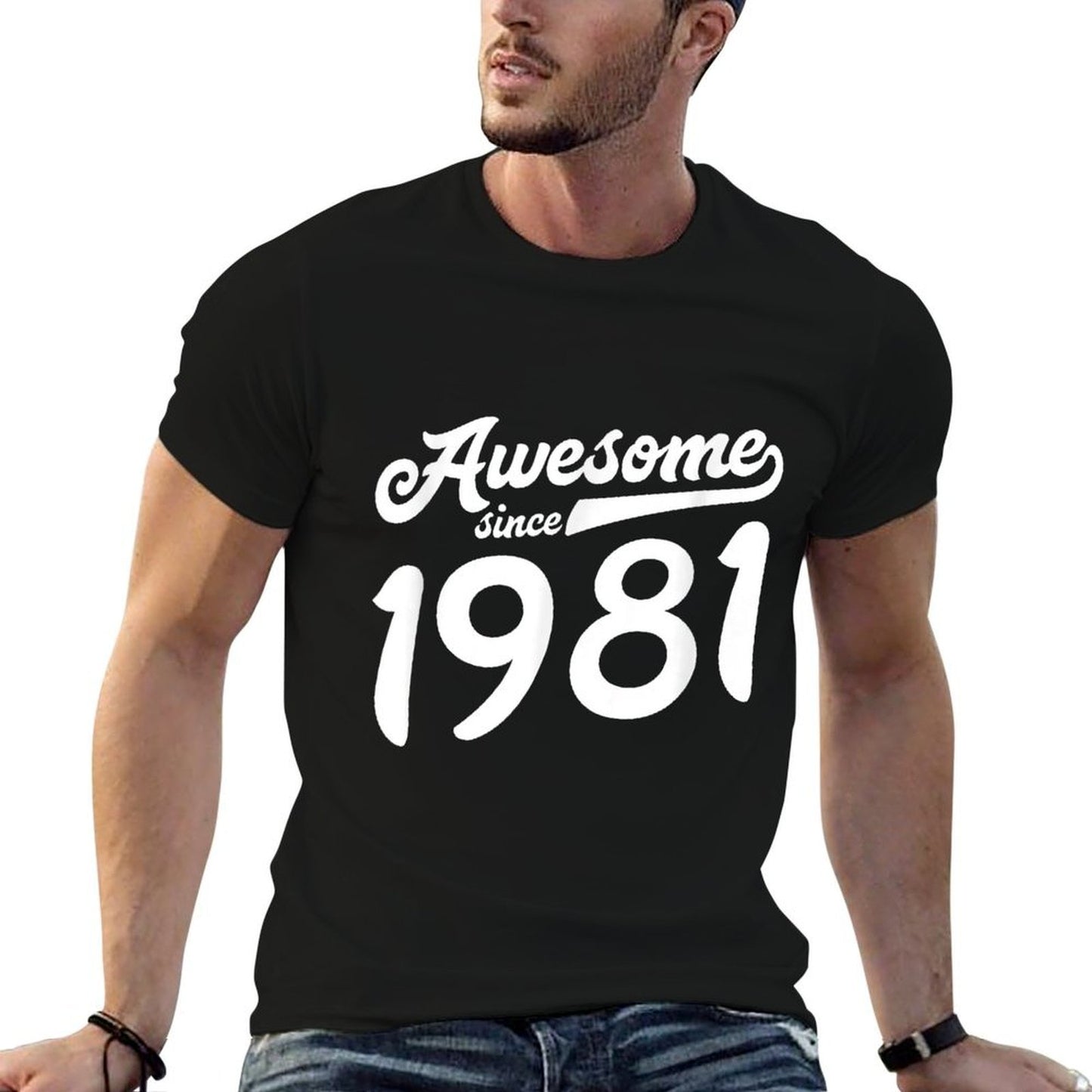 40th Birthday Tshirt Men Women Age 40 Year Old Gift Dad Son  Easy-care T-Shirt