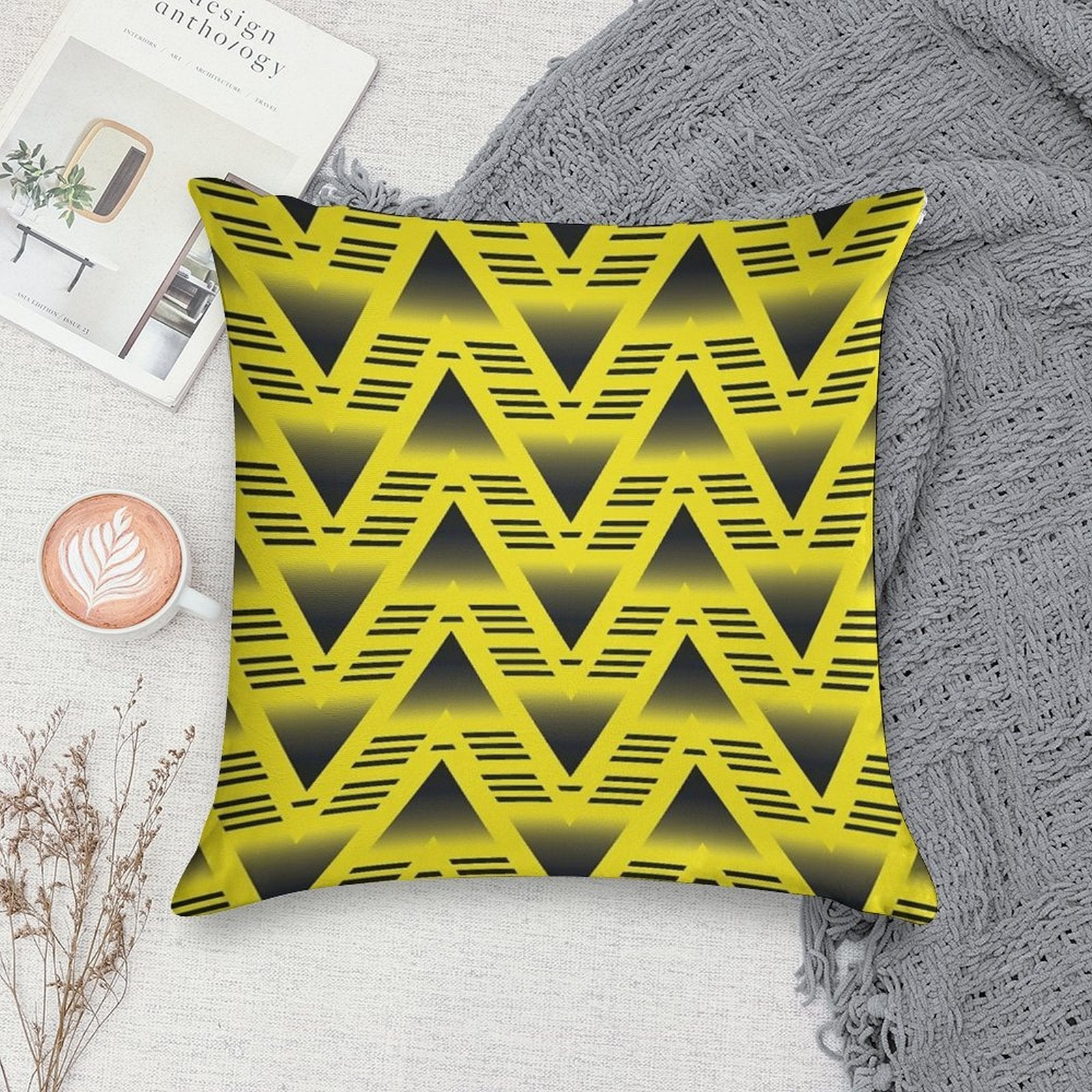 BRUISED BANANA 91ᴬ Soft Durable Construction Throw Pillow