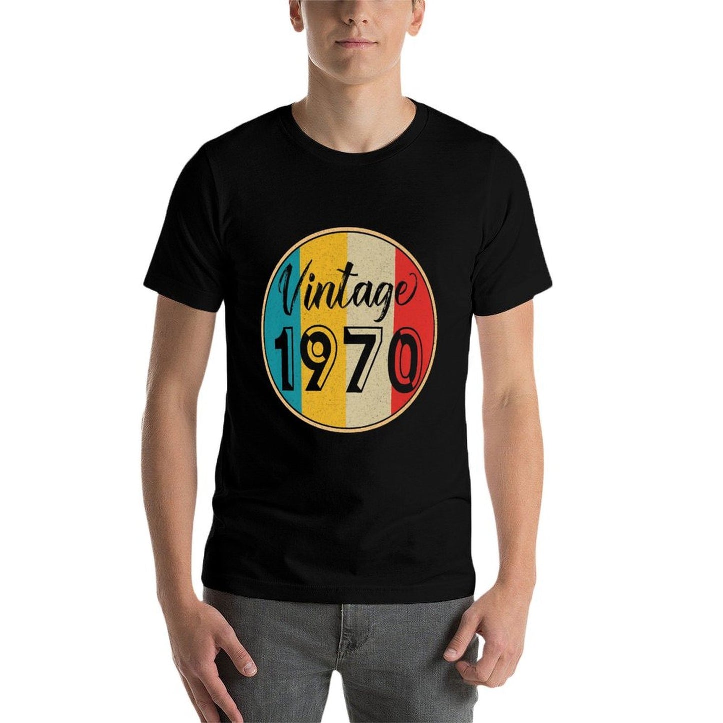 Vintage Retro 1970 Bday 50th Birthday Gift 50 Year Old B Day Premium Durable T-Shirt
