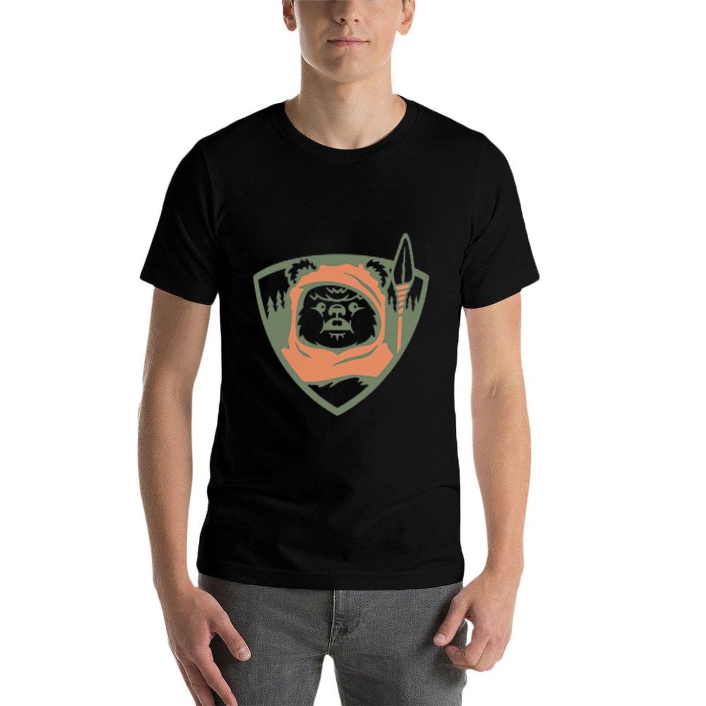 Star Wars Ewok Park Ranger Endor Forest Front Back Versatile T-Shirt