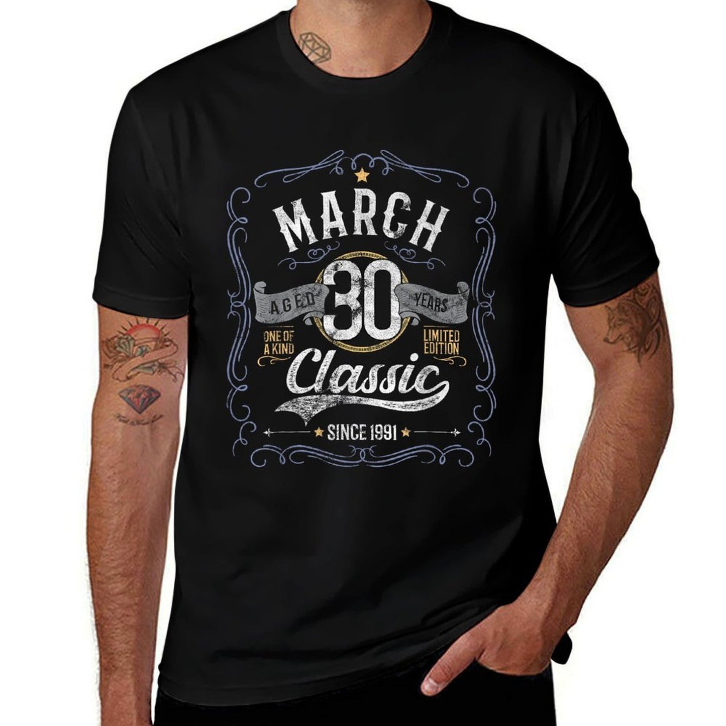 30 Year Old Gift Vintage Classic Since 1991 30th Birthday Classic T-Shirt