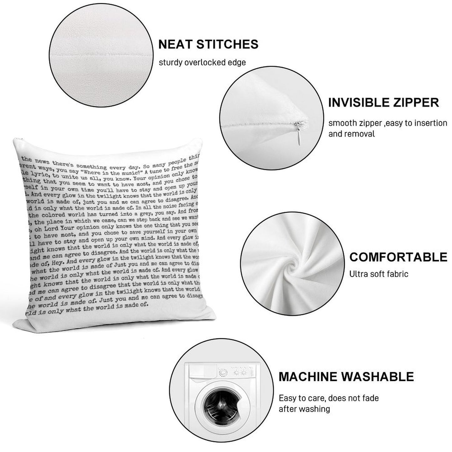 Full Anthem Lyrics Greta Van Fleet Soft Anti-Pilling Throw Pillow