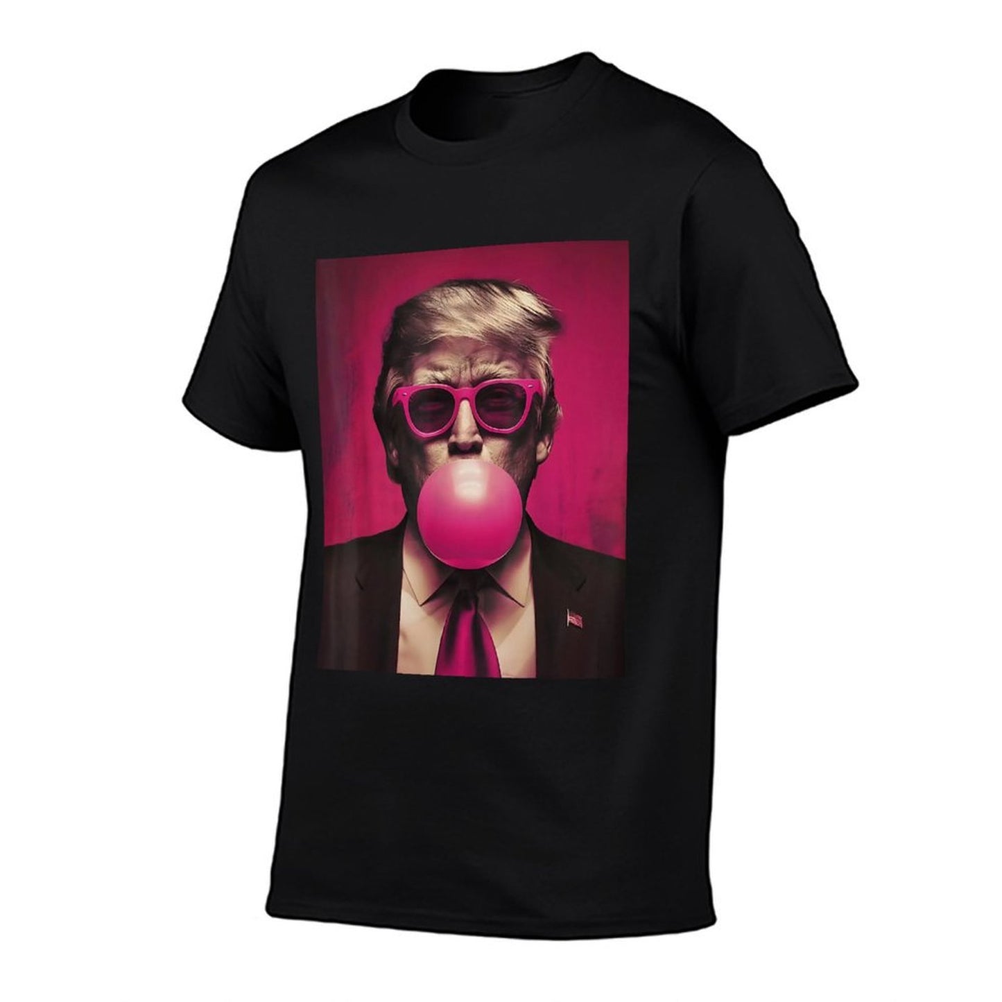 Trump Pink Bubblegum Trump Blowing Bubble Gum Vote Trump Comfortable T-Shirt