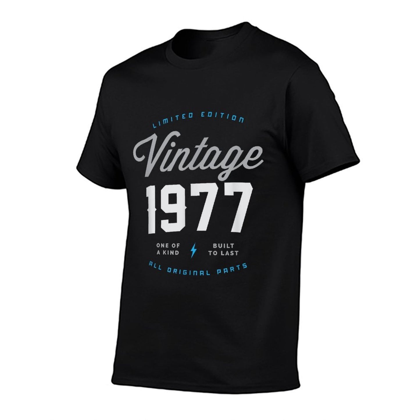 40th Birthdays for Men  1977 Men Gift T  Rolled Sleeves T-Shirt