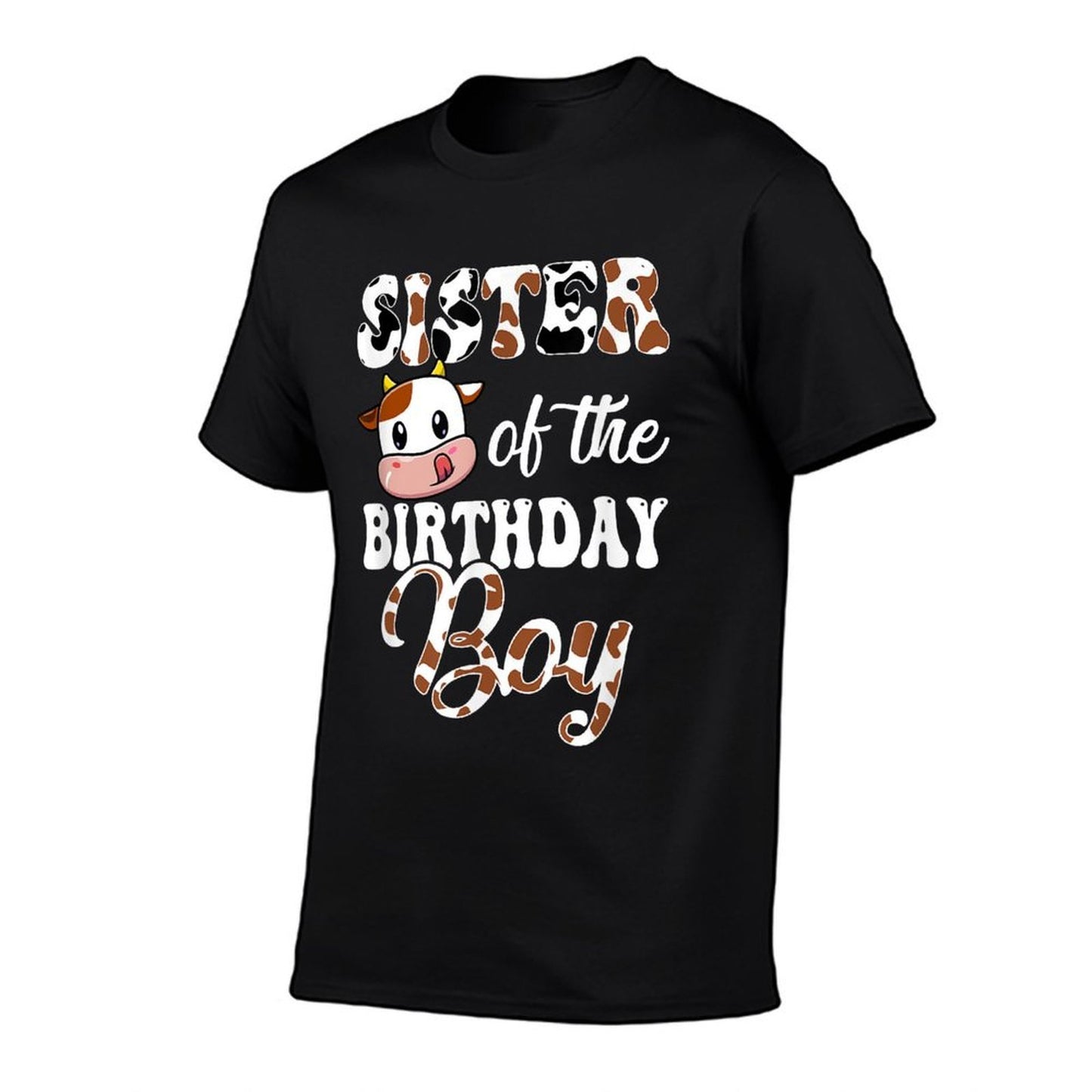 Sister Of The Birthday Boy Cow Farm 1St Birthday Boy Wrinkle-resistant T-Shirt