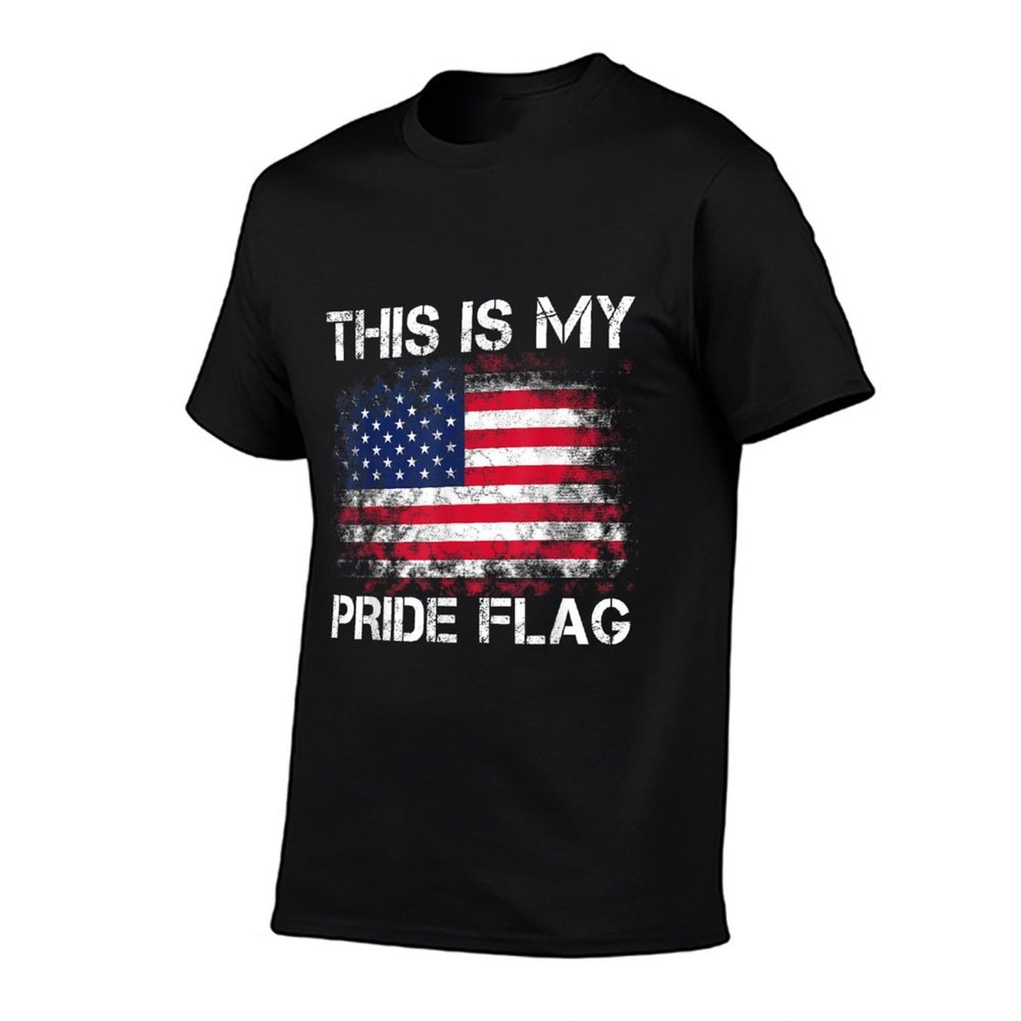 This Is My Pride USA American Patriotic 4th of July Summer-ready Fabric T-Shirt