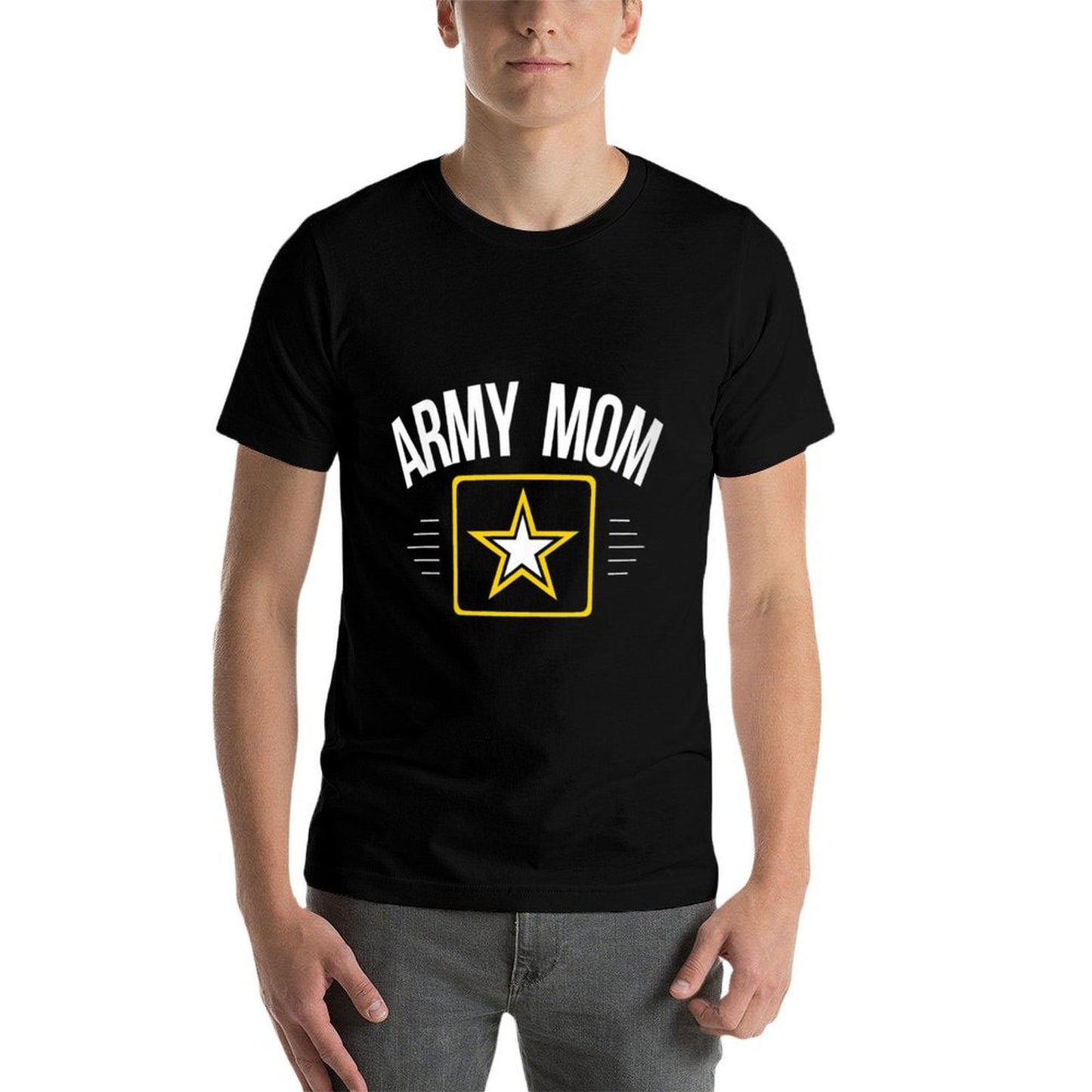 Womens Army Mom Trendy Pattern T-Shirt