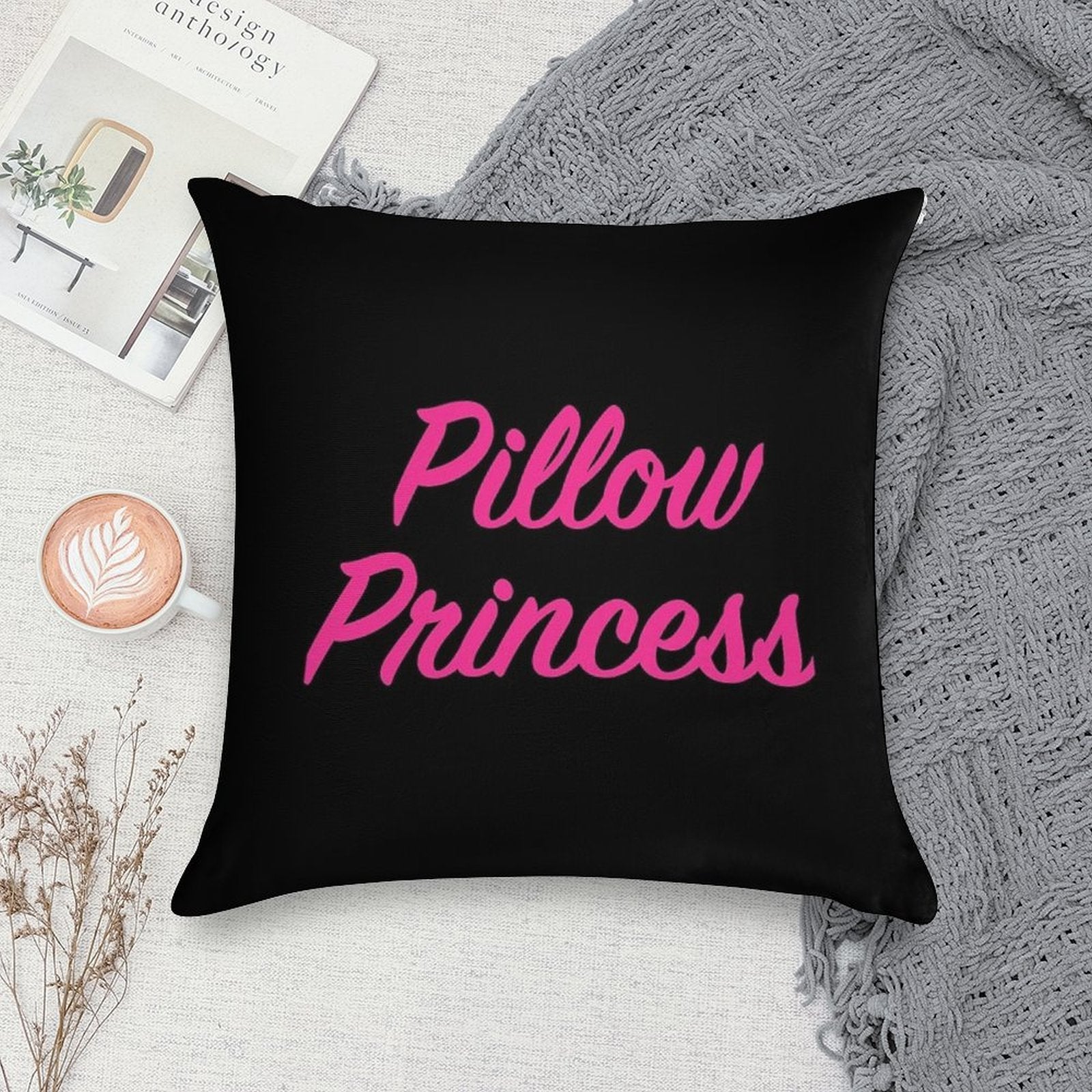 Pillow Princess Soft Skin-Friendly Throw Pillow