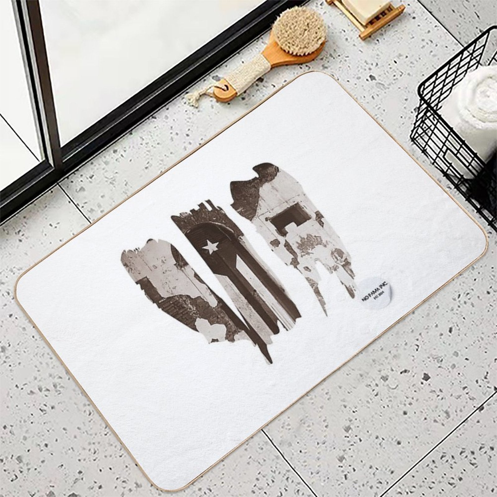 Travel The World Puerto Rico  Long-Lasting Bath Mat