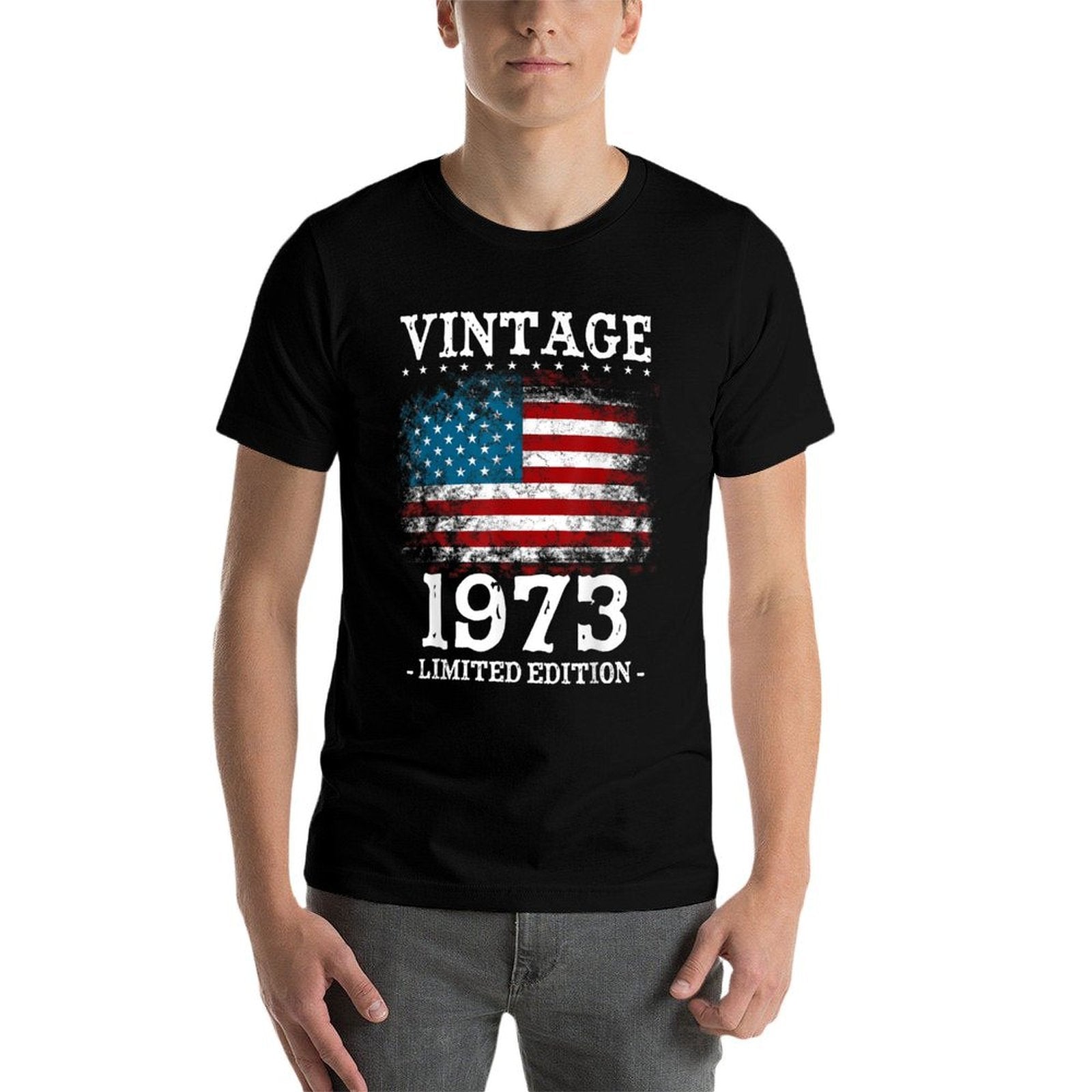 50 Years Old Gift Vintage 1973 Limited Edition 50th Birthday  High-quality Stitching T-Shirt